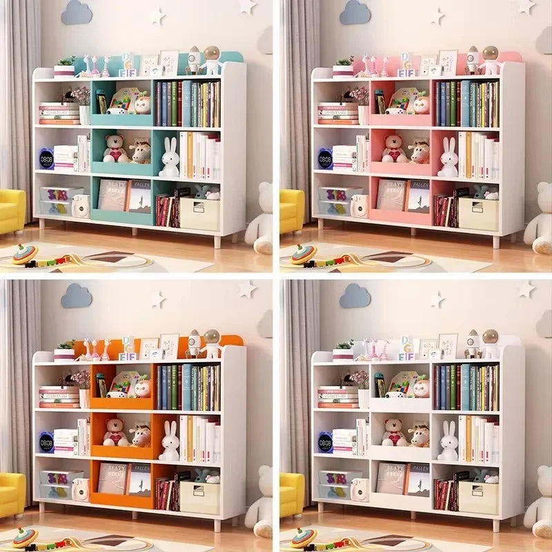 Bookshops For Children Songmics Bookshelf Kids Child Library Children's Bookcase Book Shelves Shelf Room Baby Storage Furniture