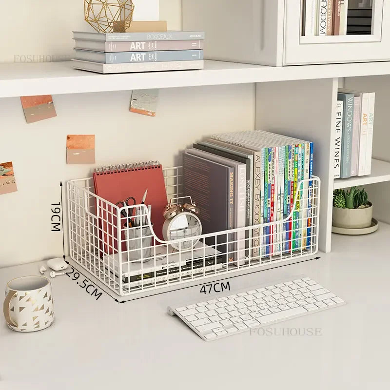 Children's Bookcases Floor Shelves Desk Side Simple Children's Movable Wheeled Book Storage Bookshelves Children's Furniture R