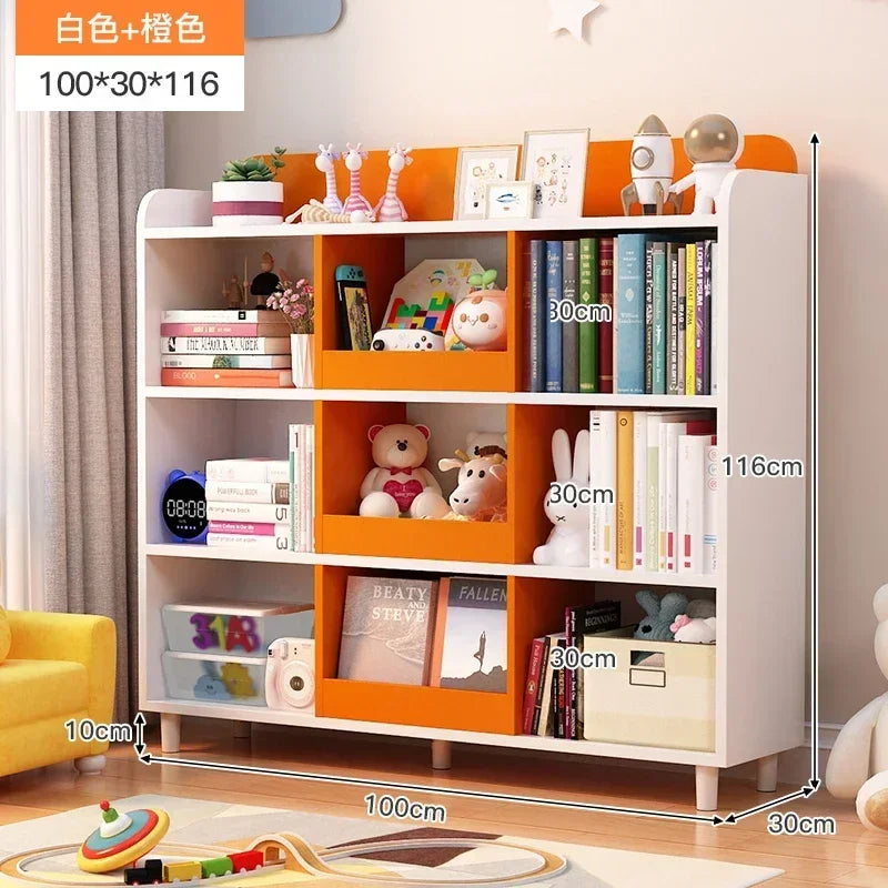 Bookshops For Children Songmics Bookshelf Kids Child Library Children's Bookcase Book Shelves Shelf Room Baby Storage Furniture