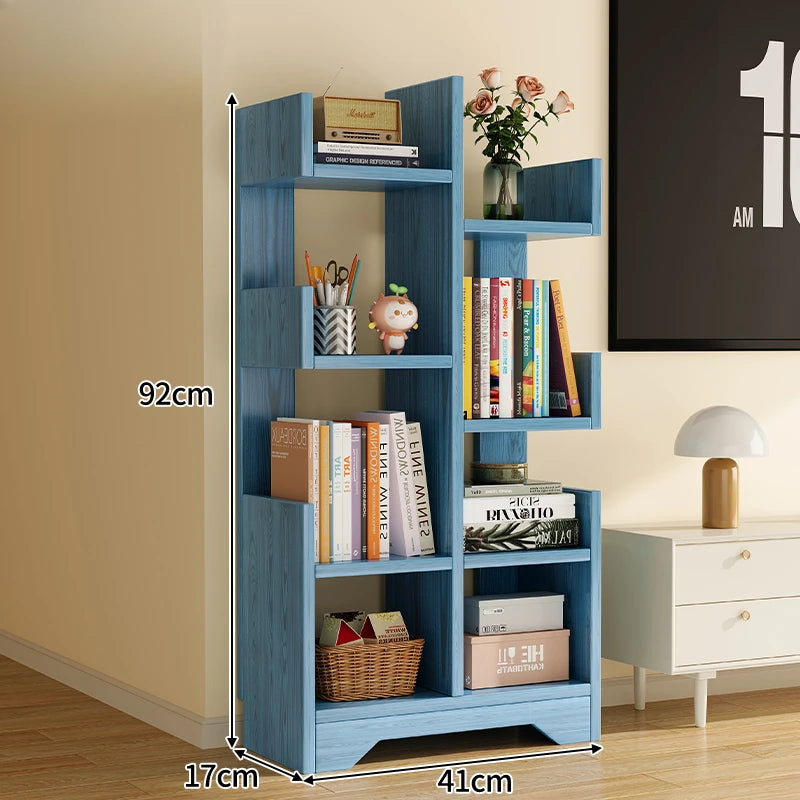 Gabinete de almacenamiento para niños, estantería para niños, librería, libros, accesorios, estante para libros, muebles, organizar juguetes, blanco