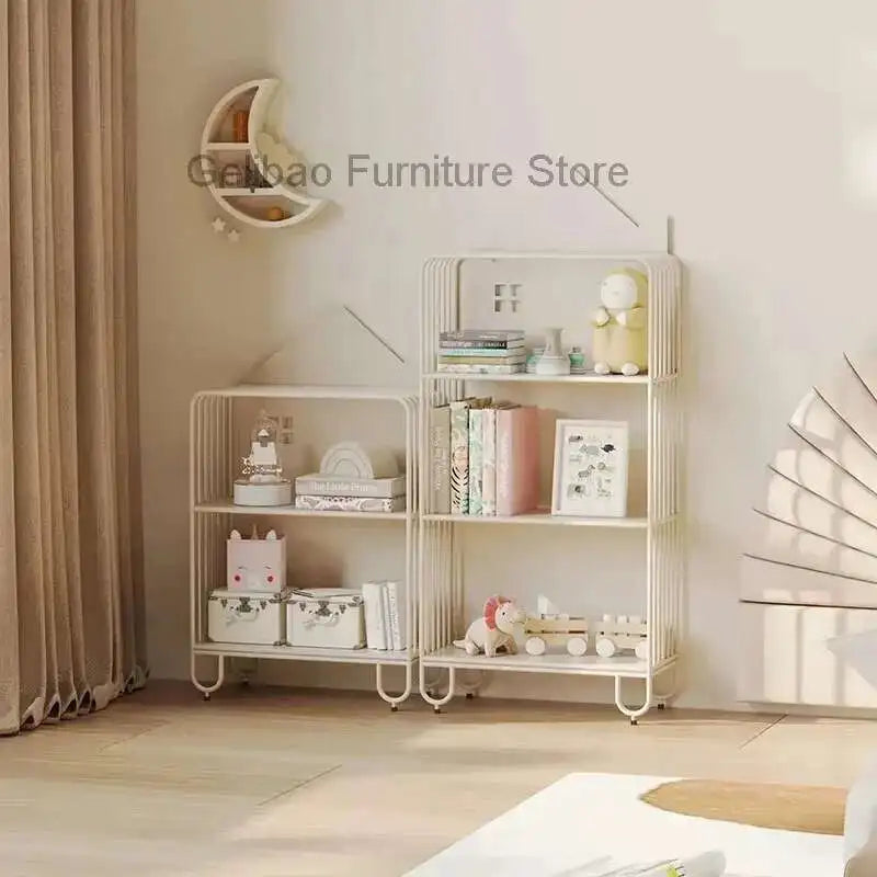Estantes para libros, estantería para niños, almacenamiento de juguetes para niños, estantería para bebés, biblioteca para niños, estanterías Songmics para niños, estante para habitación