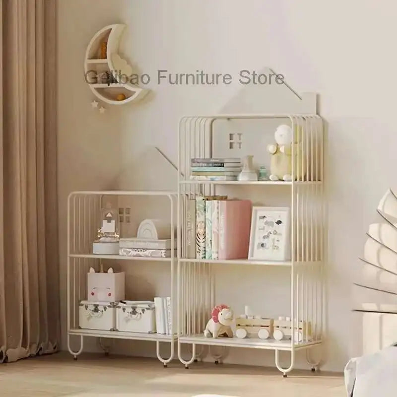 Estantes para libros, estantería para niños, almacenamiento de juguetes para niños, estantería para bebés, biblioteca para niños, estanterías Songmics para niños, estante para habitación