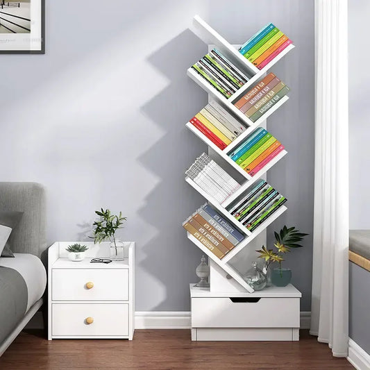 Estantes de lujo para niños, muebles para el hogar, estanterías en forma de árbol, estantería sencilla y pequeña para sala de estar, almacenamiento b