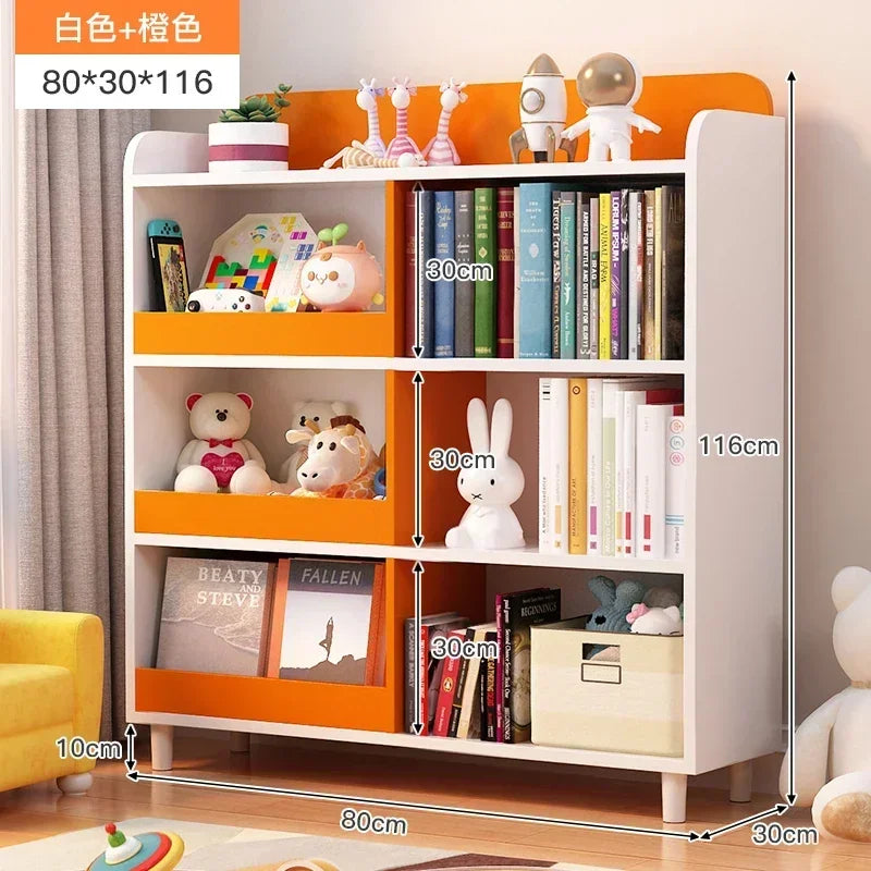 Bookshops For Children Songmics Bookshelf Kids Child Library Children's Bookcase Book Shelves Shelf Room Baby Storage Furniture