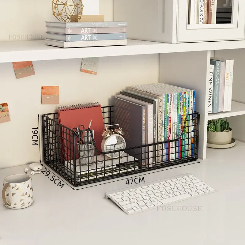 Children's Bookcases Floor Shelves Desk Side Simple Children's Movable Wheeled Book Storage Bookshelves Children's Furniture R