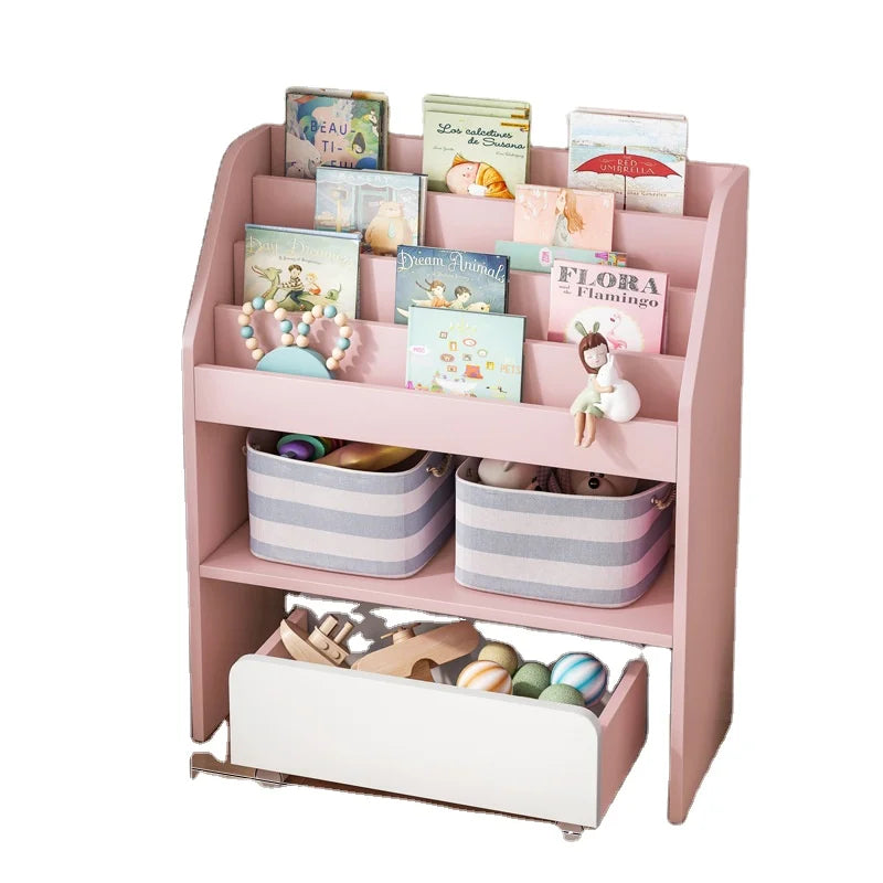 Children's storage bookcase   in a variety of styles and colors
