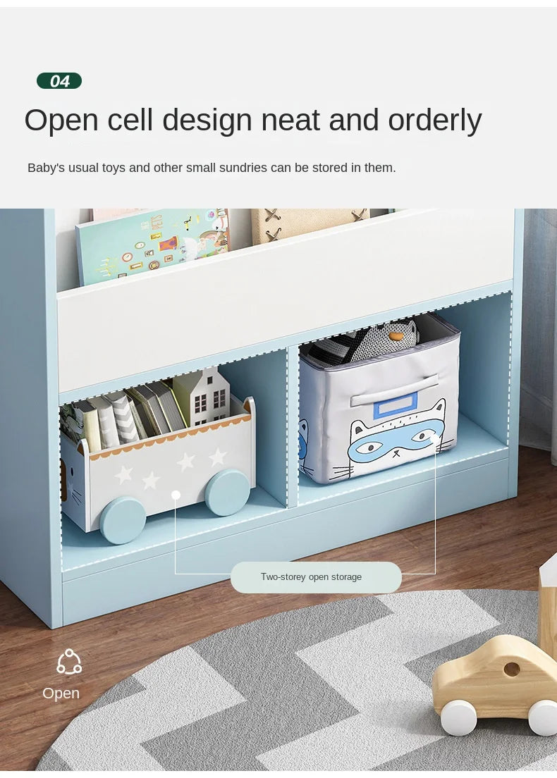 Children's storage bookcase   in a variety of styles and colors