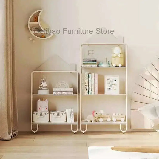 Estantes para libros, estantería para niños, almacenamiento de juguetes para niños, estantería para bebés, biblioteca para niños, estanterías Songmics para niños, estante para habitación