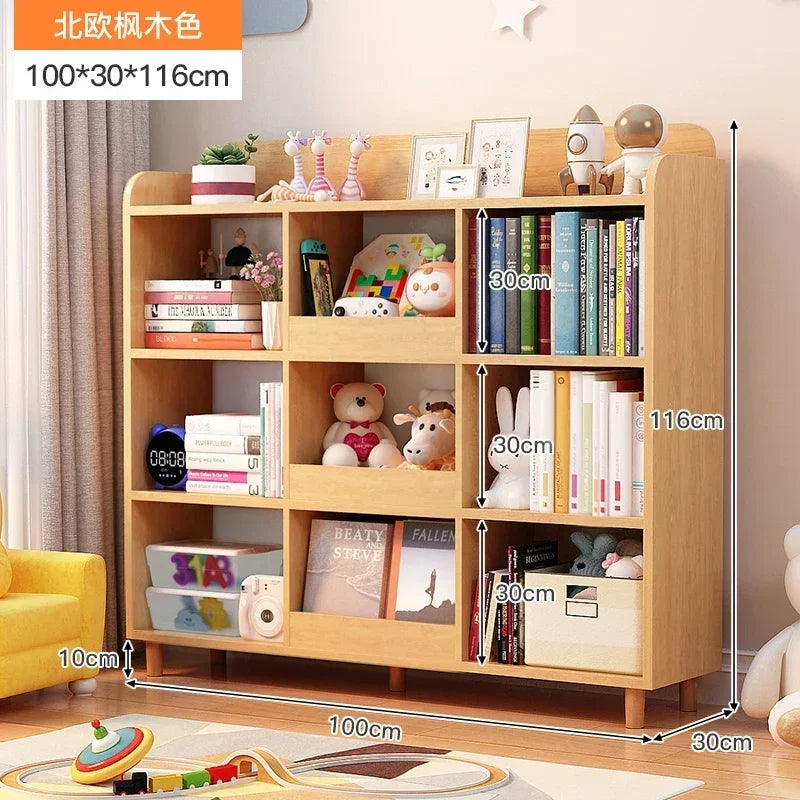 Bookshops For Children Songmics Bookshelf Kids Child Library Children's Bookcase Book Shelves Shelf Room Baby Storage Furniture