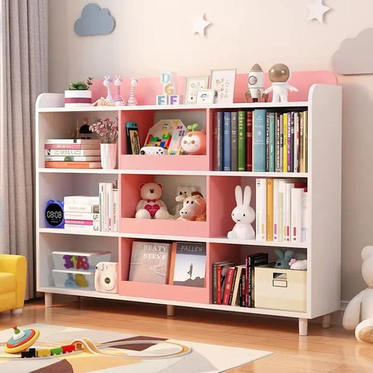 Bookshops For Children Songmics Bookshelf Kids Child Library Children's Bookcase Book Shelves Shelf Room Baby Storage Furniture