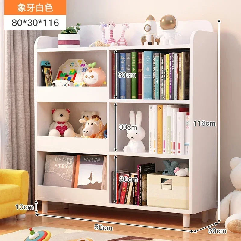 Bookshops For Children Songmics Bookshelf Kids Child Library Children's Bookcase Book Shelves Shelf Room Baby Storage Furniture